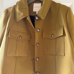 Avec Les Filles Mustard Utility Jacket